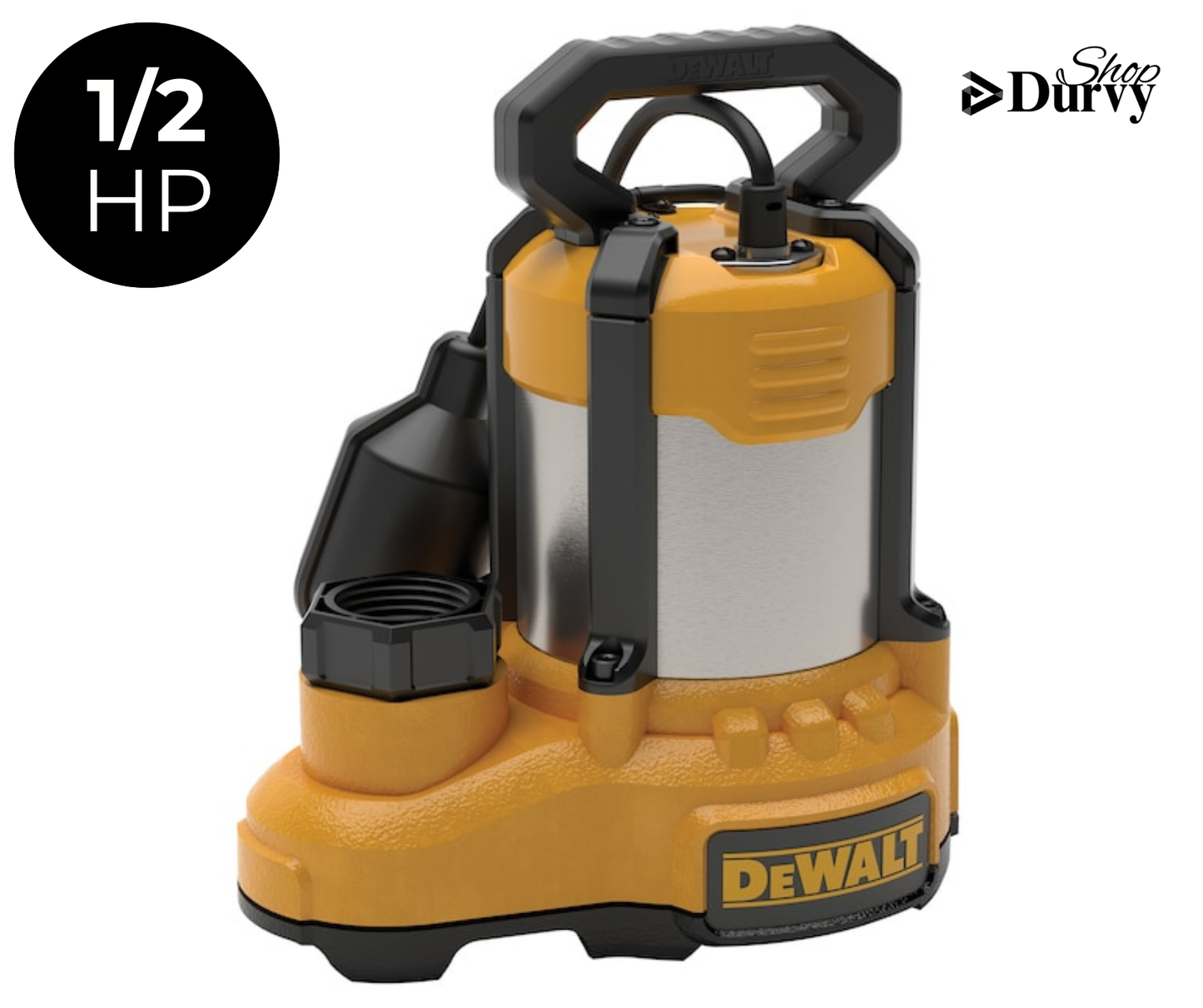 1/2 HP ShopDurvy Sump Pump Replacement Installation Kit from ShopDurvy.com