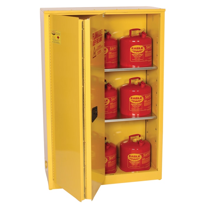 Eagle – Justrite Safety Group 45 Gallon Fire Cabinet 1945X (SCRATCH & DENT)