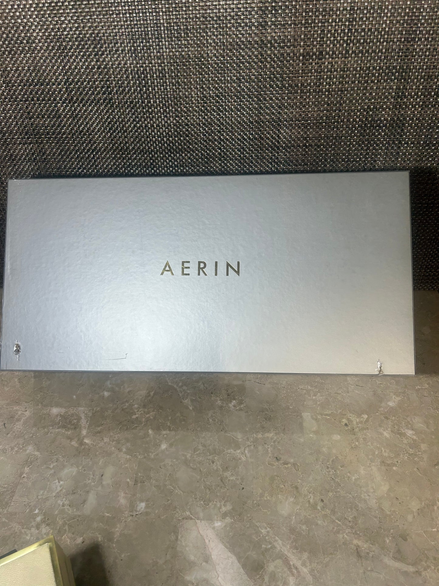 AERIN Shagreen Poker Set - Cream