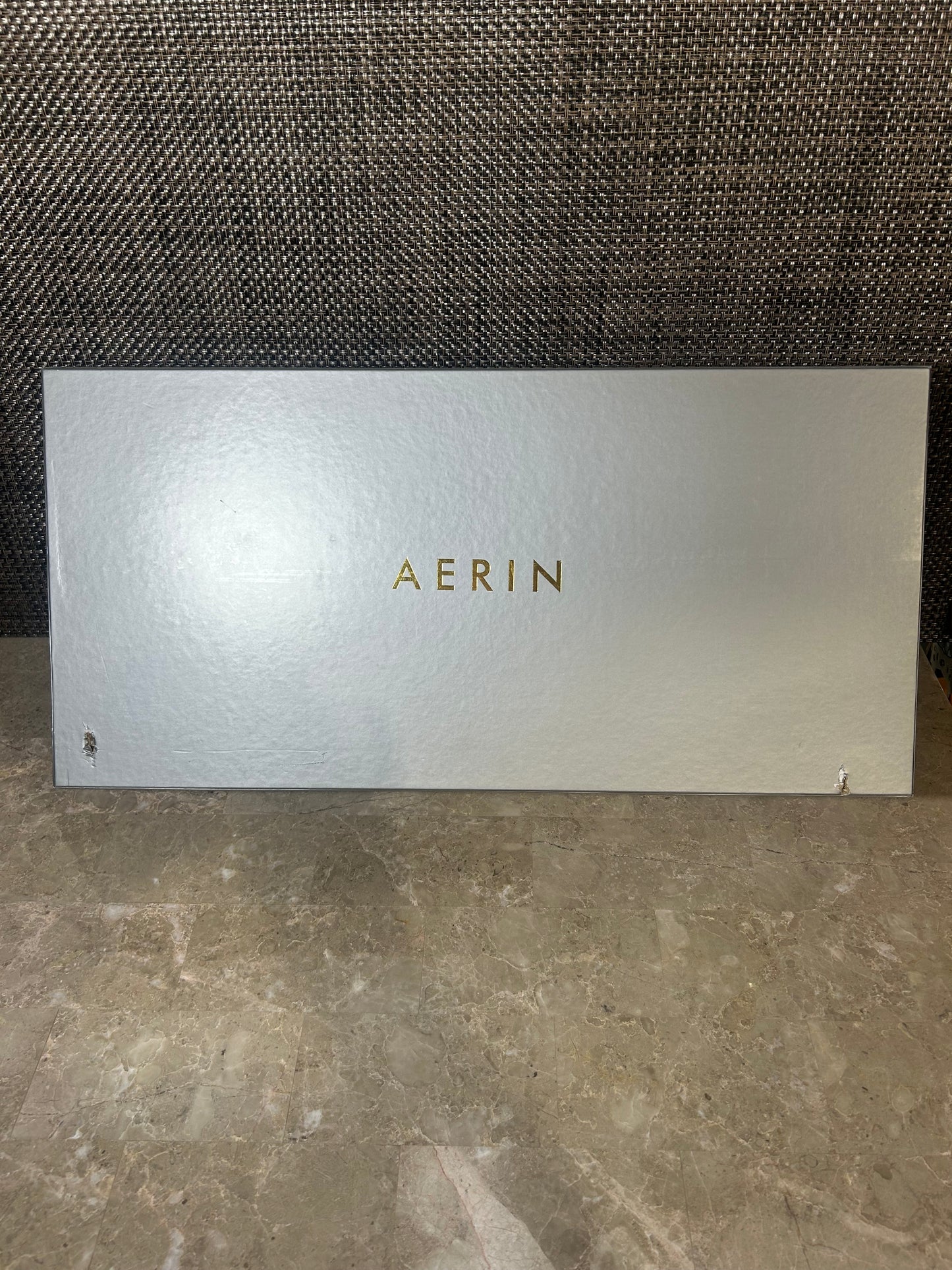 AERIN Shagreen Poker Set - Cream