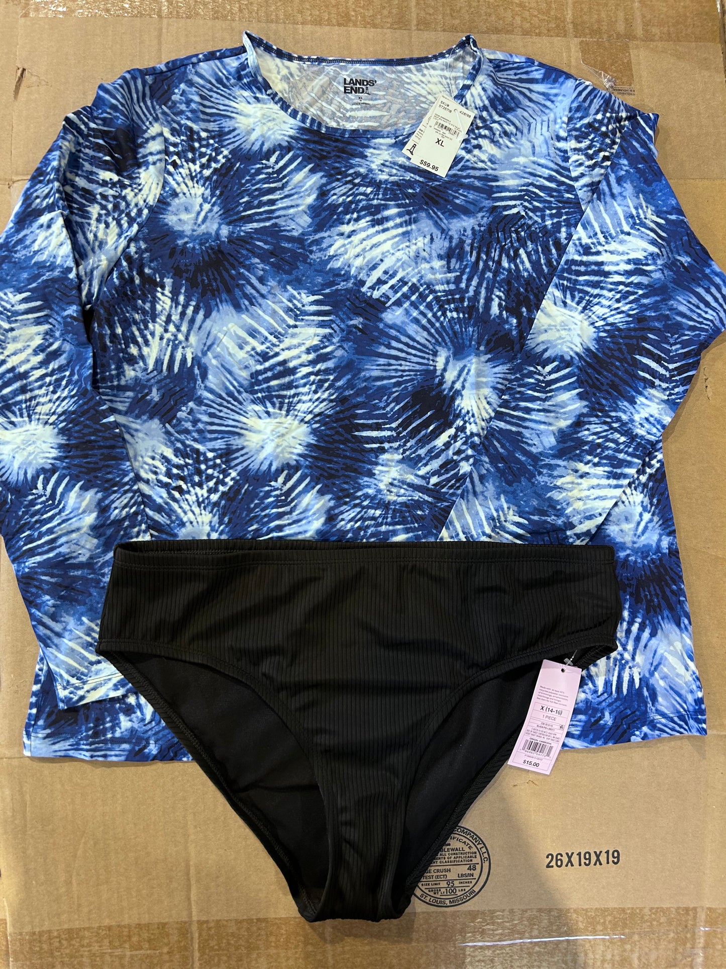 Women's Lands End Swimwear - TOPS - Duplicates