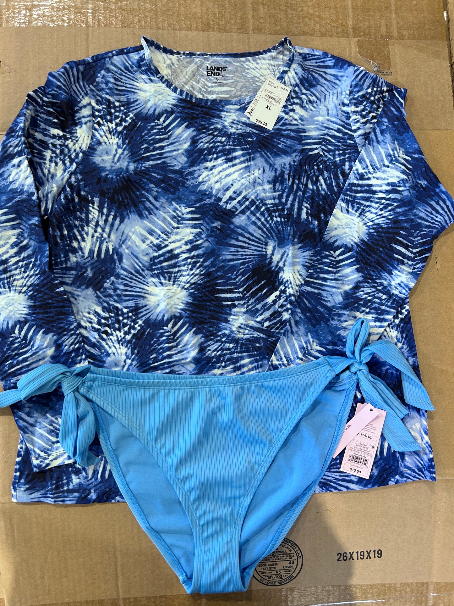 Women's Lands End Swimwear - TOPS - Duplicates