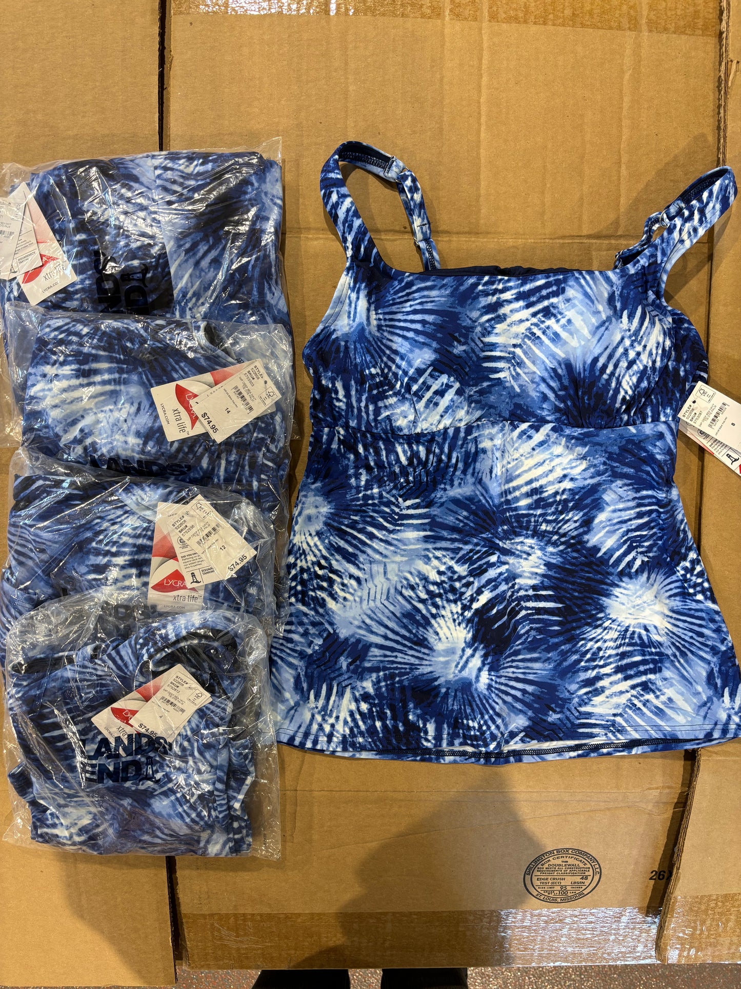 Women's Lands End Swimwear - TOPS - Duplicates