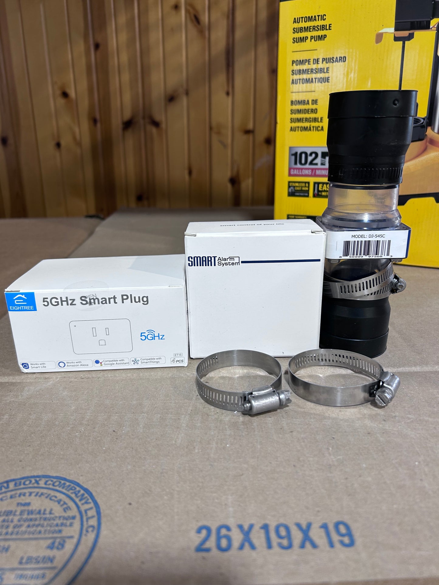 1/3 Sump Pump Replacement Kit — Pump + Check Valve + Alarms ONLY