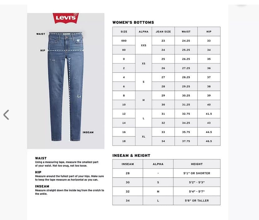 Levi's Jeans Lot - Women 48pc.